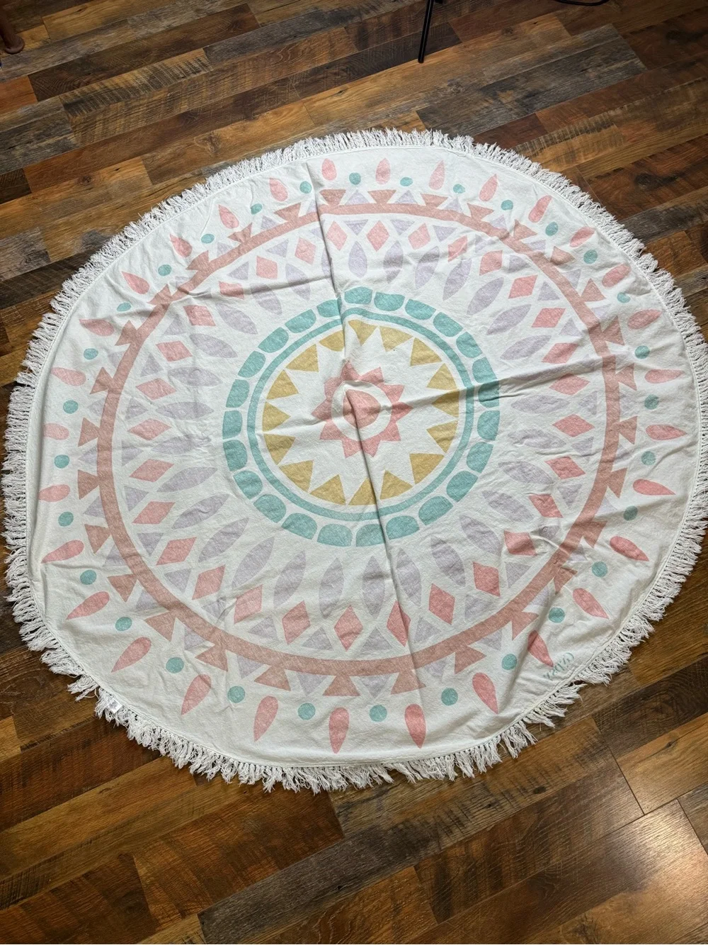 GYPSY 05 Warm Geometrical The Boho Beach Roundie